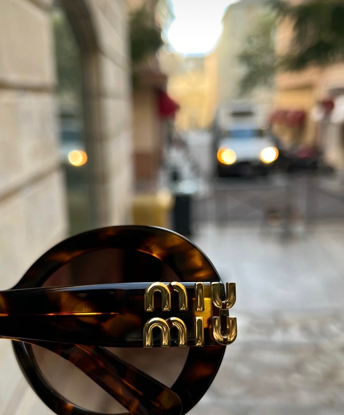 Solaires Miu Miu écaille